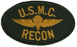 USMC Recon w/ Wings Marine Corps Patch - HATNPATCH