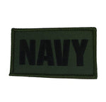 NAVY 2 PIECE PATCH - OD Green/Black - Hook and Loop - Veteran Owned Business. - HATNPATCH