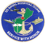 NAVAL HOSPITAL GUAM Patch - Vivid Colors - Veteran Owned Business. - HATNPATCH