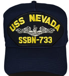 USS NEVADA SSBN-733 (Silver Dolphin) HAT - HATNPATCH