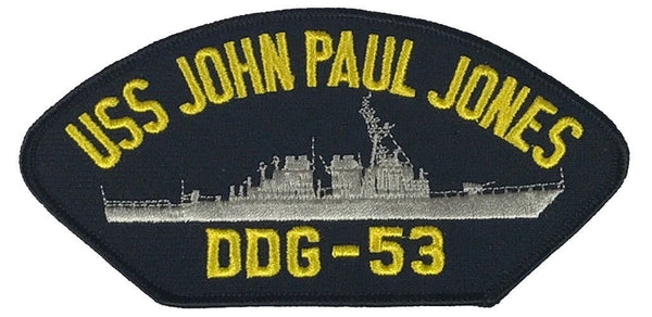 USS JOHN PAUL JONES DDG-53 PATCH USN NAVY SHIP ARLEIGH BURKE DESTROYER MISSILE - HATNPATCH