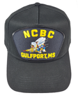 NCBC Gulfport, MS Seabee HAT - Black - Veteran Owned Business - HATNPATCH