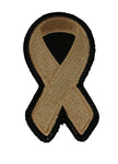 PEACH RIBBON FOR ENDOMETERIAL AND UTERINE CANCER AWARENESS PATCH - HATNPATCH