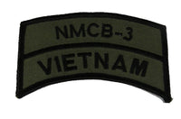 NMCB-3 SEABEE VIETNAM Rocker Tab Patch - HATNPATCH