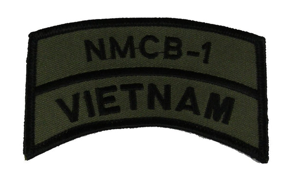 NMCB-1 SEABEE VIETNAM Rocker Tab Patch - HATNPATCH