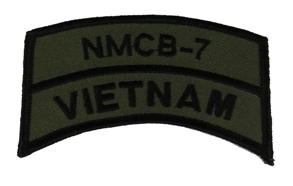 NMCB-7 SEABEE VIETNAM Rocker Tab Patch - HATNPATCH