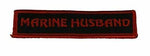 MARINE HUSBAND PATCH PROUD SPOUSE WM FEMALE WOMAN MARINE LGBT MARRIED - HATNPATCH