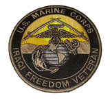 U.S. Marine Corps Iraqi Freedom Veteran OIF Marine Vet Patch - Veteran Owned Business - HATNPATCH