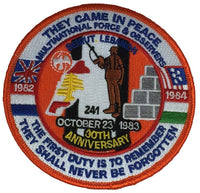THEY CAME IN PEACE BEIRUT LEBANON 30TH ANNIVERSARY PATCH - HATNPATCH