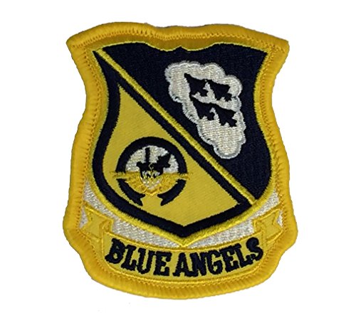 UNITED STATES NAVY BLUE ANGELS Patch - Gold/Navy Blue/White - Veteran Owned Business - HATNPATCH