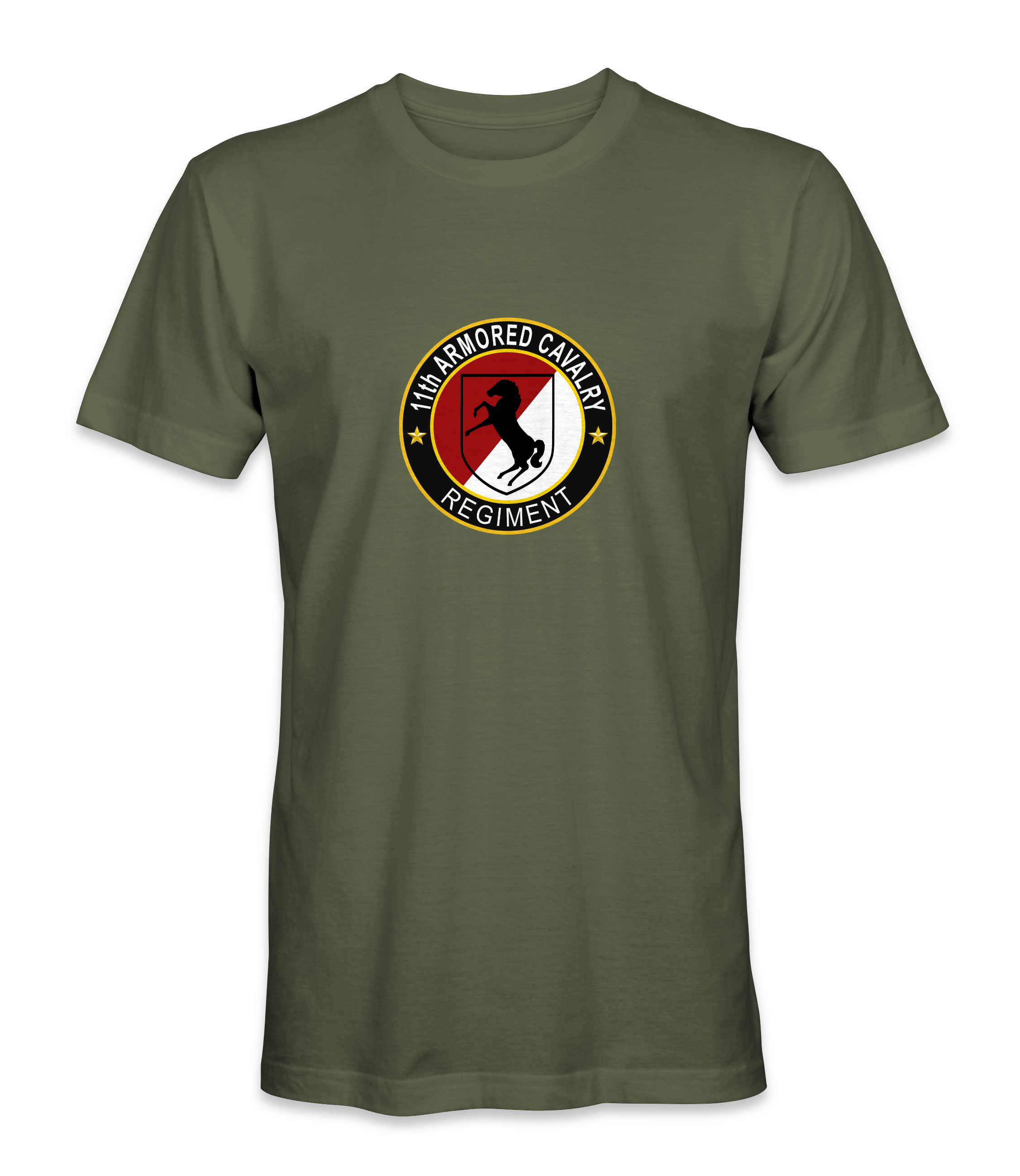★AMl PARlS★ [Army] SS25 Short Sleeve T-Shirt UTS074.726726 US Army T Shirt Stars & Stripes Special Forces Military