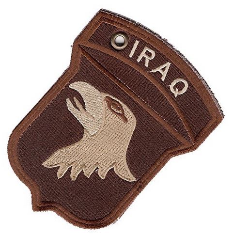 101ST AIRBORNE DIV IRAQ CAMPAIGN Double-Sided Patch Ornament - HATNPATCH
