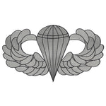 BASIC PARATROOPER JUMP WINGS X-LARGE PATCH - HATNPATCH