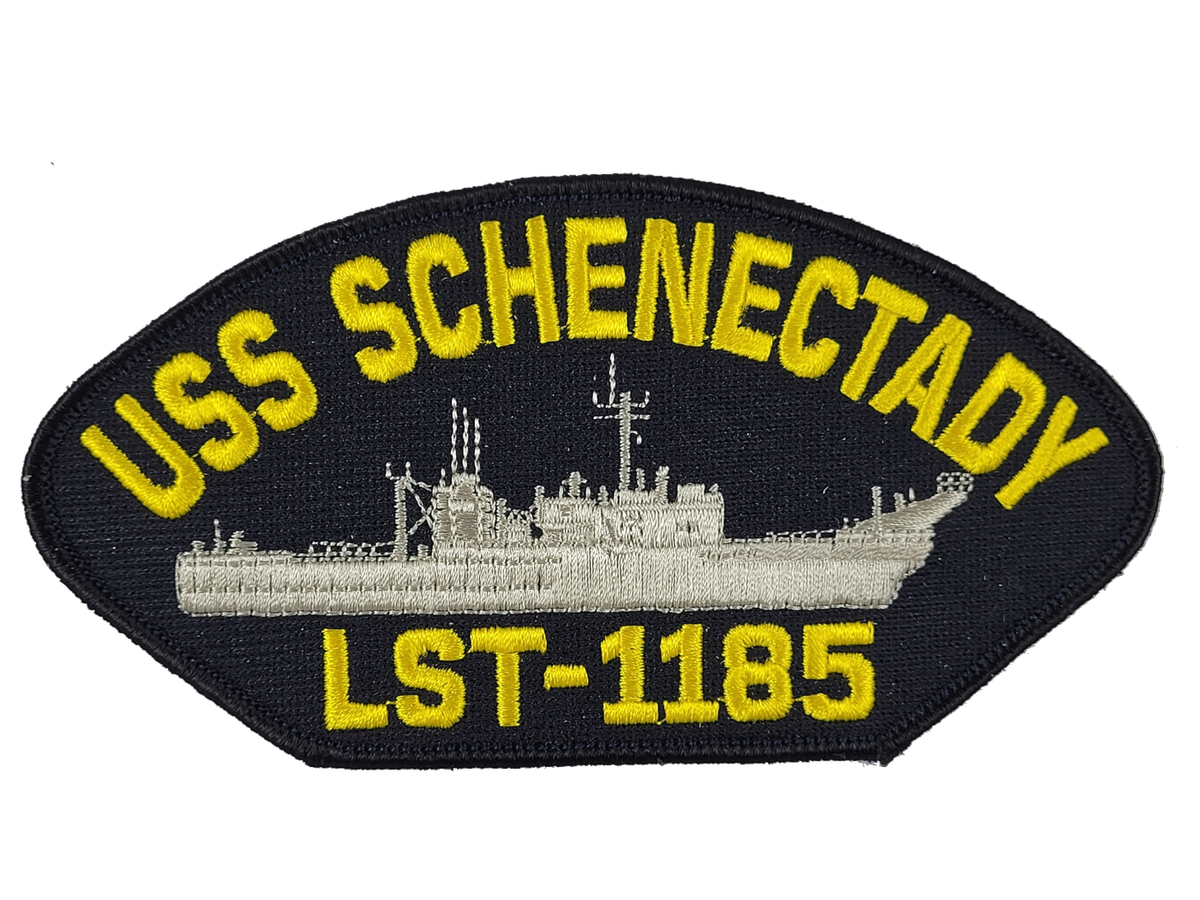 USS Schenectady LST-1185 Ship Patch - Great Color - Veteran Owned ...