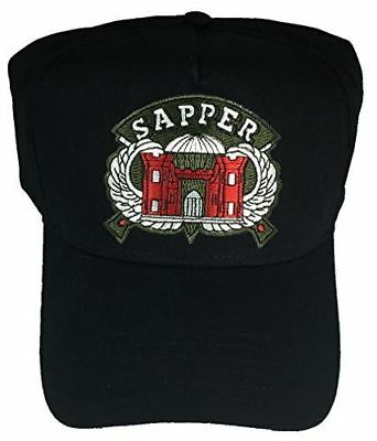 US ARMY ENGINEER SAPPER HAT CAP W/ CASTLE BRANCH INSIGNIA ESSAYONS 12B TAB VET - HATNPATCH