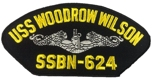 USS Woodrow Wilson SSBN-624 Ship Patch - Great Color - Veteran Owned Business - HATNPATCH