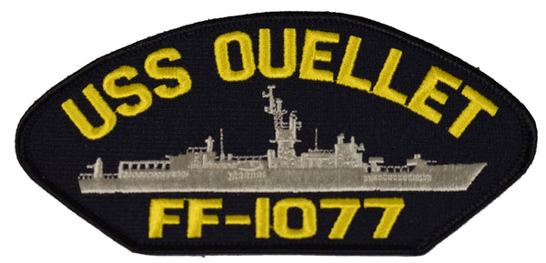 USS OUELLET FF-1077 SHIP PATCH - GREAT COLOR - Veteran Owned Business - HATNPATCH