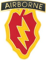 25th ID AIRBORNE HAT PIN - HATNPATCH