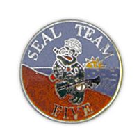 SEAL TEAM 5 HAT PIN - HATNPATCH
