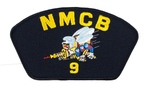 NMCB-9 NAVY SEABEES PATCH - GREAT COLOR - Veteran Owned Business - HATNPATCH