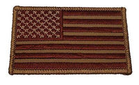 UNITED STATES US FLAG PATCH SUBDUED DESERT TAN PATRIOTIC STARS STRIPES - HATNPATCH