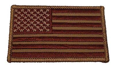 UNITED STATES US FLAG PATCH SUBDUED DESERT TAN PATRIOTIC STARS STRIPES - HATNPATCH