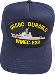 USCGC Durable WMEC-628 Ship HAT. Navy Blue. Veteran Family-Owned Business. - HATNPATCH
