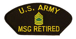 USA MSG RETIRED PATCH - HATNPATCH