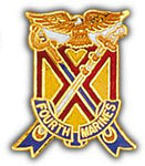 4TH MARINES HAT PIN - HATNPATCH