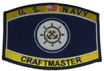 USN NAVY CRAFTMASTER RATING MOS PATCH SAILOR VETERAN - HATNPATCH