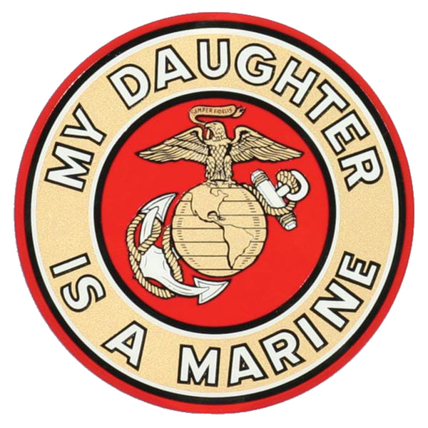 My Daughter is a Marine Decal - HATNPATCH