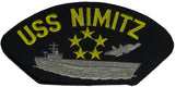 USS NIMITZ CVN-68 Patch With 5 STARS and Jet - HATNPATCH