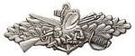 SEABEES COMBAT SERVICE LARGE HAT PIN - HATNPATCH