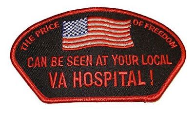 THE PRICE OF FREEDOM CAN BE SEEN AT YOUR LOCAL VA HOSPITAL PATCH VETERAN ADMIN - HATNPATCH