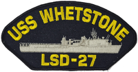 USS Whetstone LSD-27 Ship Patch - Great Color - Veteran Owned Business - HATNPATCH
