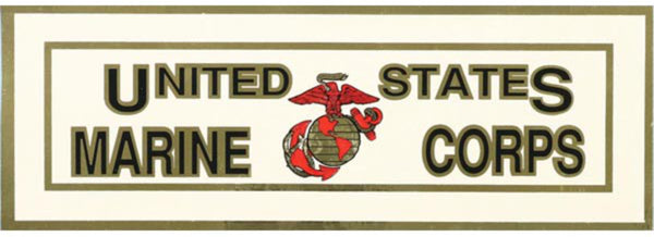 Marine Corps Metallic Bumper - HATNPATCH