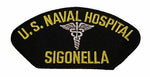 USN NAVAL HOSPITAL SIGONELLA PATCH SICILY ITALY VETERAN CORPSMAN DOC CADUCEUS - HATNPATCH