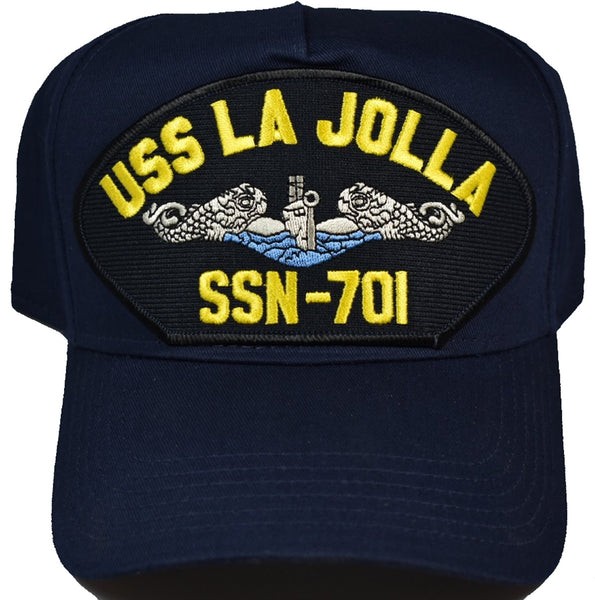 USS LA JOLLA SSN 701 (Silver Dolphin) HAT - HATNPATCH