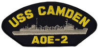 USS CAMDEN AOE-2 SHIP PATCH - GREAT COLOR - Veteran Owned Business - HATNPATCH