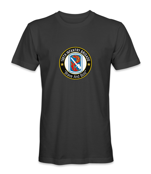 198th Infantry Brigade 'Brave And Bold' T-Shirt - HATNPATCH
