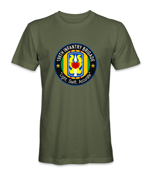 199th Infantry Brigade 'Light, Swift, Accurate' Vietnam Veteran T-Shirt - HATNPATCH