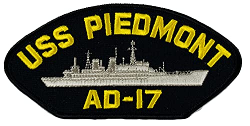 USS Piedmont AD-17 Ship Patch - Great Color - Veteran Owned Business - HATNPATCH