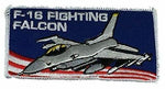 USAF AIR FORCE F-16 FIGHTING FALCON PATCH SUPERSONIC FIGHTER JET AIRCRAFT - HATNPATCH