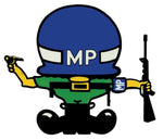 MP under Helmet 4" Round Decal - HATNPATCH