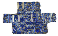 USS KITTY HAWK HAT PIN - HATNPATCH