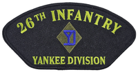 Army 26th Infantry Division Patch - Great Color - Veteran Family-Owned Business - HATNPATCH