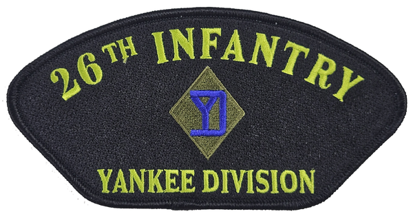 Army 26th Infantry Division Patch - Great Color - Veteran Family-Owned Business - HATNPATCH