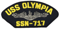 USS OLYMPIA SSN-717 SHIP PATCH - GREAT COLOR - Veteran Owned Business - HATNPATCH