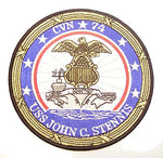 USS JOHN C. STENNIS CVN-74 CRUISE JACKET PATCH - COLOR - Veteran Owned Business. - HATNPATCH