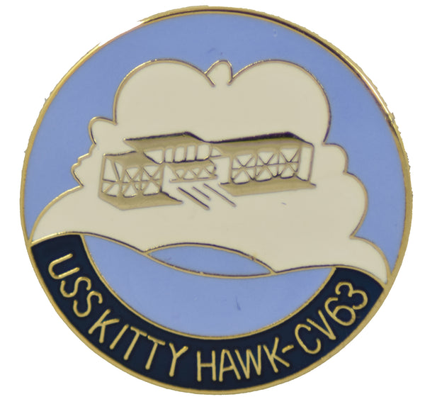 USS KITTY HAWK HAT PIN - HATNPATCH